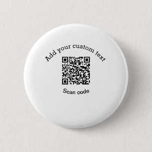 Add your custom text scan QR code business  Button