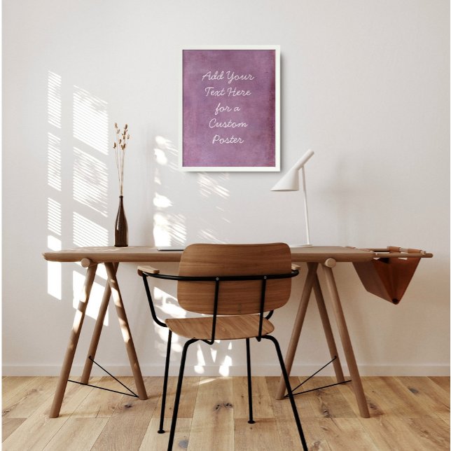 Add Your Custom Text, Subtle Bold Pink Grunge Poster (Creator Uploaded)