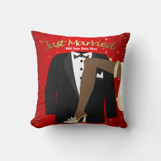 Add Your Date (Keepsake Throw Pillow) Pillow (Front)