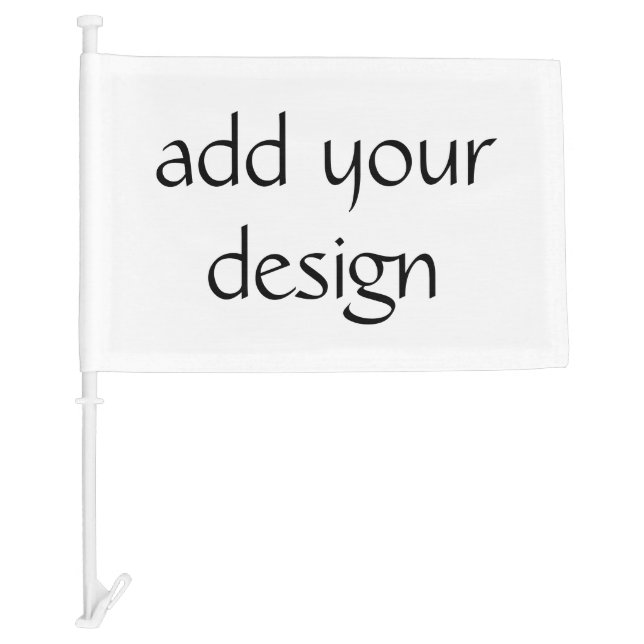 add your design car flag (Front)