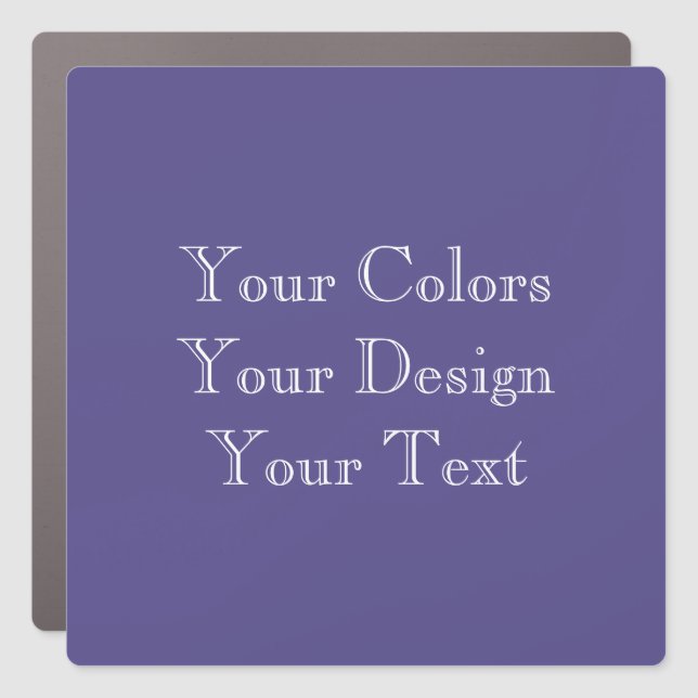 Add Your Design - Create Your Own Car Magnet (Front)