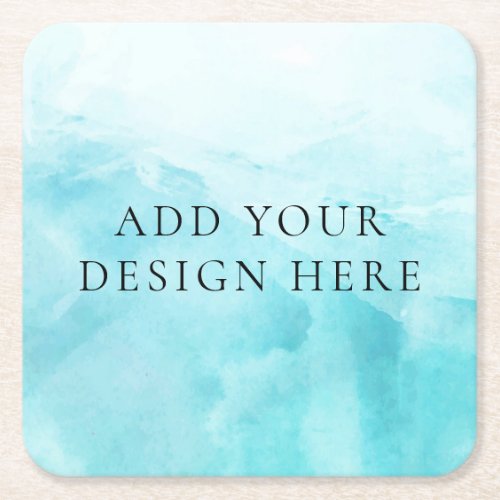 Add Your Design Custom Square Coasters