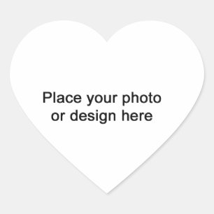 add your design heart sticker