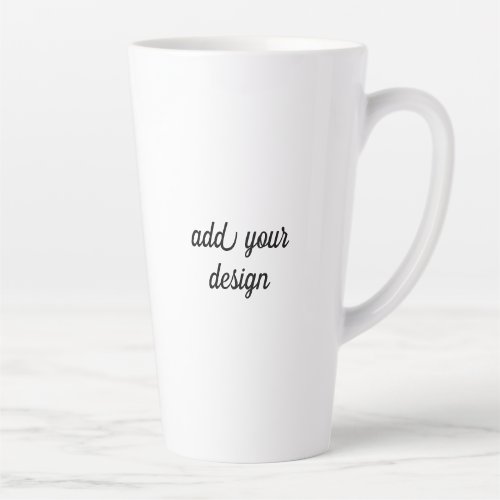 add your design latte mug