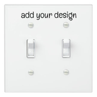 add your design light switch cover