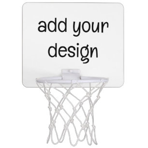 add your design mini basketball hoop