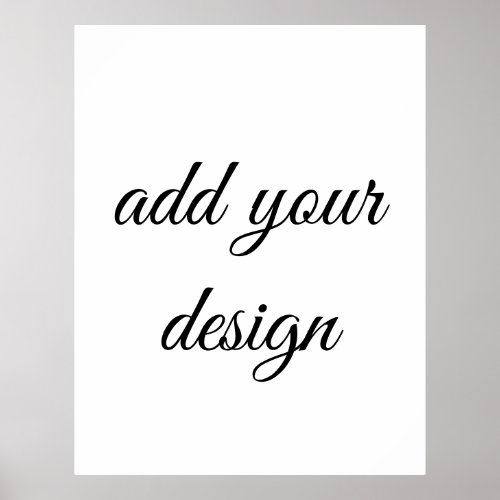add your design  poster