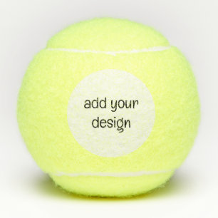 add your design tennis balls