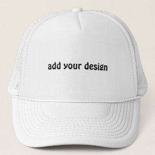 add your design trucker hat