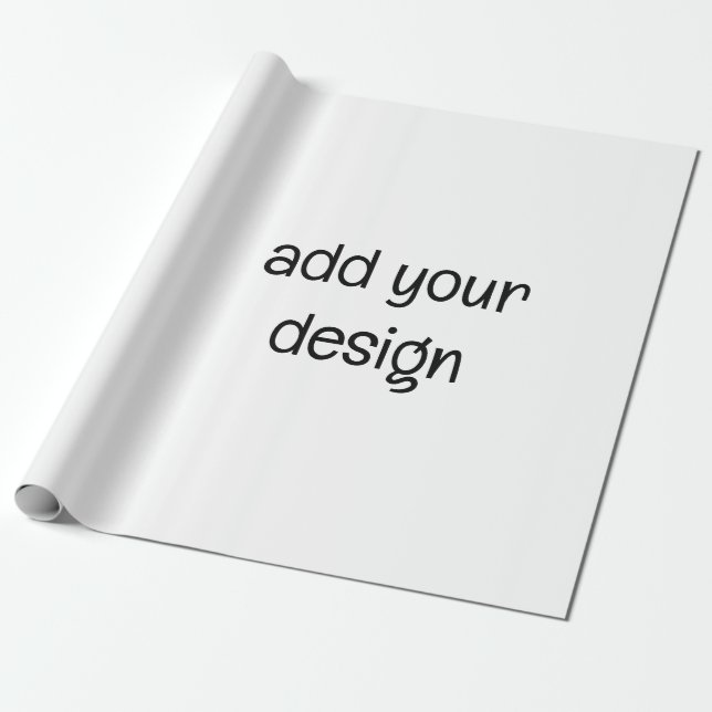 add your design wrapping paper (Unrolled)