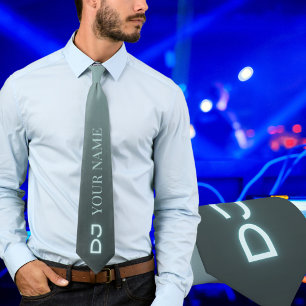 Add your Dj name outfit deejay Neck Tie
