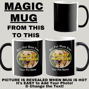 Add Your Dog Photo Name Here - Morphing Magic Mug