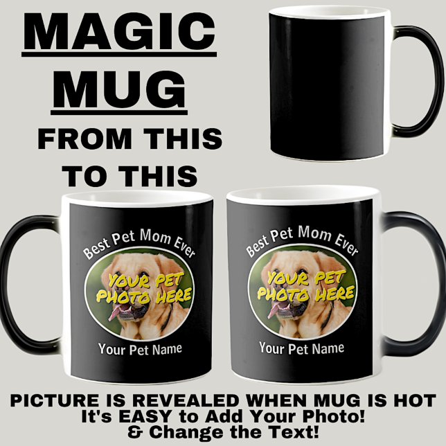  Add Your Dog Photo Name Here - Morphing Magic Mug (Creator Uploaded)