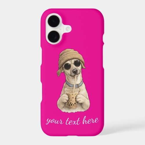 Add Your Dog's Name & Photo iPhone 17 Case