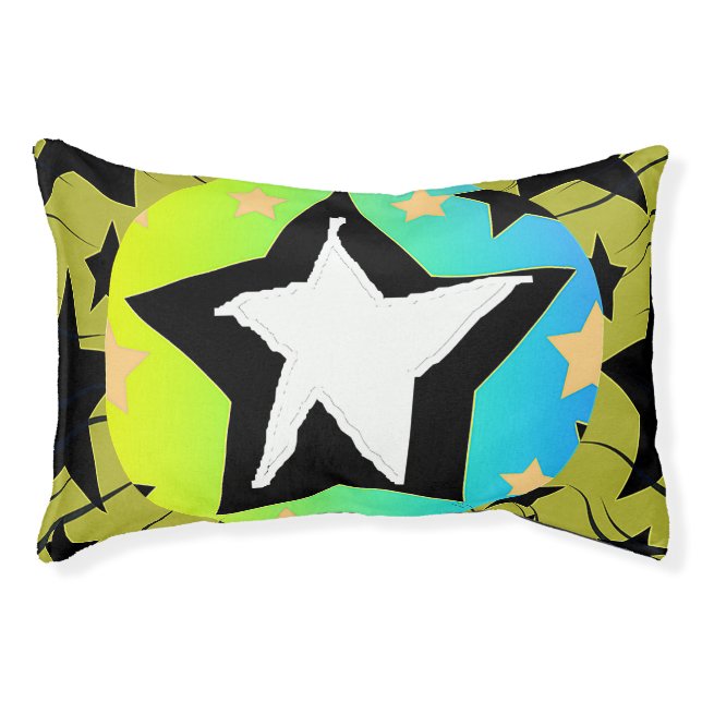Add Your Dog's Name Star Pet Bed (Front)