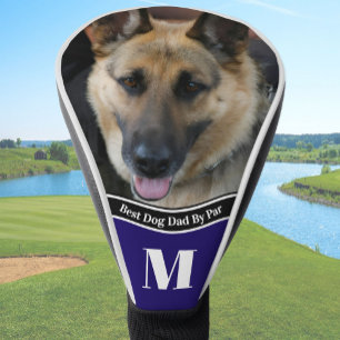 Add Your Dog's Photo Best Dog Dad German Shepherd Golf Head Cover