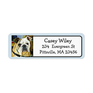 Add your Dog's Photo to this Address Label