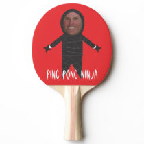 Add Your Face Funny Ping Pong Ninja Paddle Add Your Face Funny Ping Pong Ninja Paddle