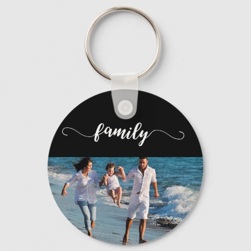 Add Your Family Photo Keychain