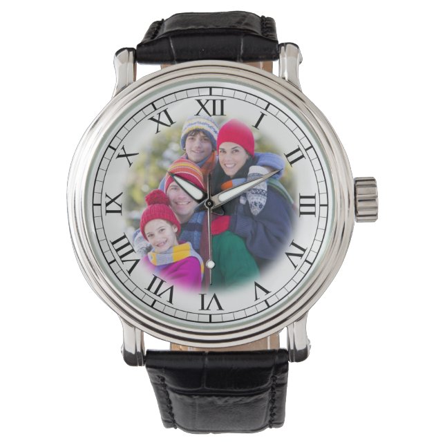 Add Your Family Portrait Fun Personalized Watch (Front)