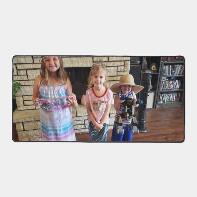 Add Your Favorite Family Photo to this  Desk Mat (Front)