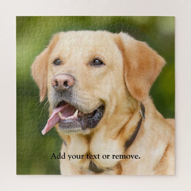 Add YOUR favorite keepsake custom square photo, Jigsaw Puzzle (Vertical)