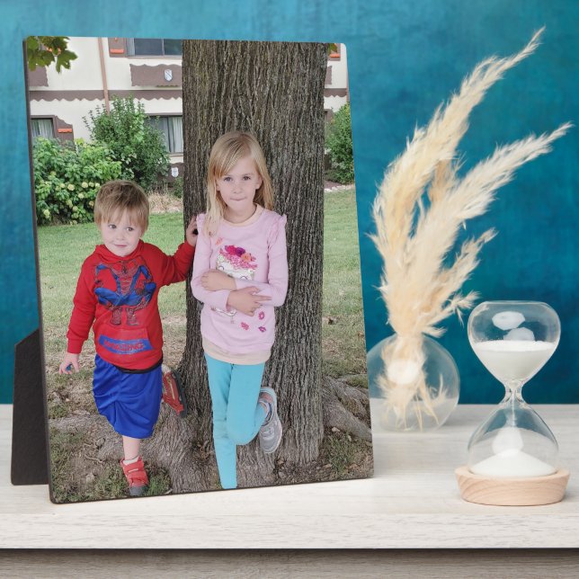 Add your Favorite Kid's Picture to this  Plaque (Side)