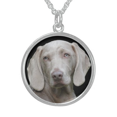 Add your favorite pet dog photograph sterling silver necklace