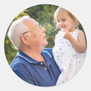 Add Your Favorite Photo Classic Round Sticker