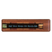 Add your favorite photo / message / logo cribbage board (Side)
