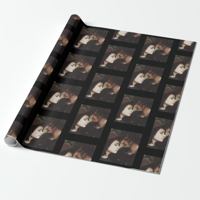Add Your Favorite Photo to this Custom Gift Wrap (Unrolled)