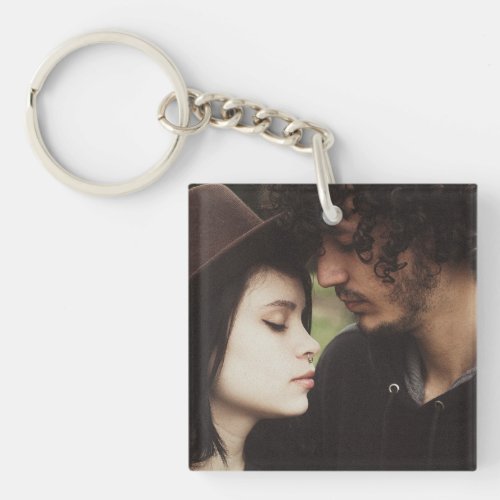 Add Your Favorite Photo to this Personalized  Keychain