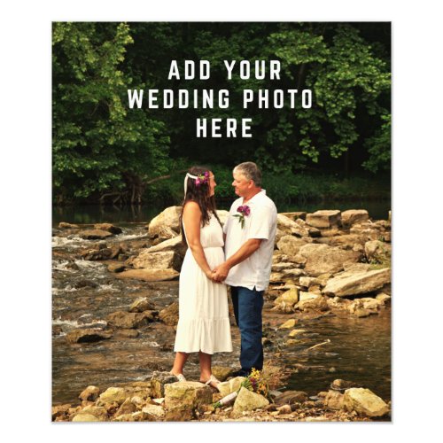 Add Your Favorite Wedding Photo Memory Photo Print