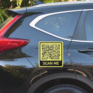 Add Your Funny QR Code Bumper Sticker Custom Color