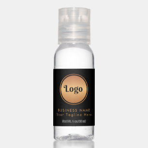 Add Your Gold Logo & Text Custom Company Business Hand Sanitizer