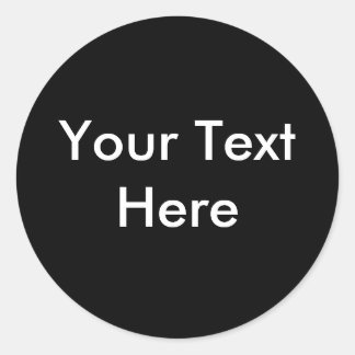 Add Your Image Or Text Here Classic Round Sticker