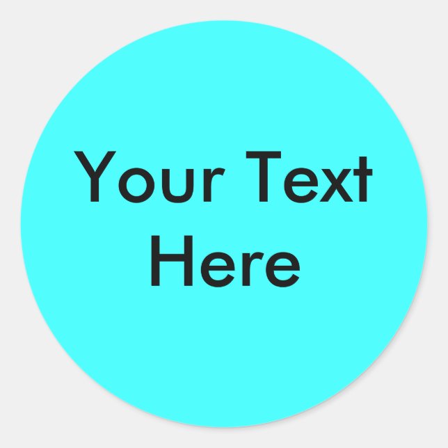Add Your Image Or Text Here Classic Round Sticker (Front)