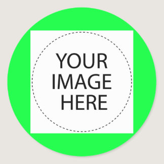 Add Your Image Or Text Here Classic Round Sticker