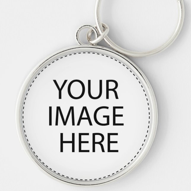 Add Your Image or Text Here Keychain (Front)