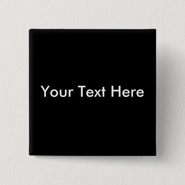 Add  Your Image Or Text Here Pinback Button (Front)