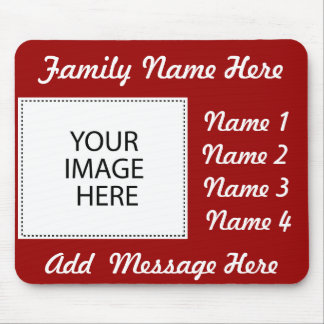 Add Your Image Or Text Mouse Pad