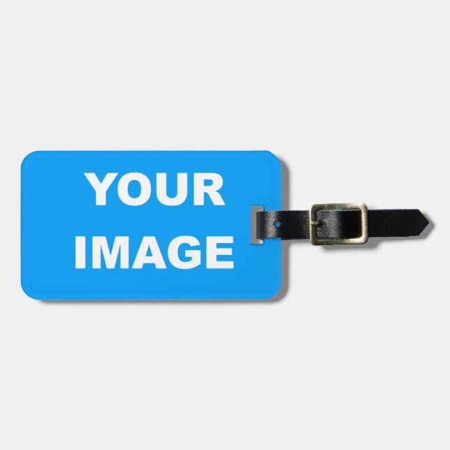 Add Your Image Personalize Luggage Tag (Front Horizontal)