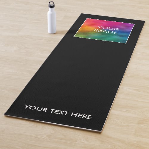 Add Your Image Photo Here Gym Fitness Template Yoga Mat