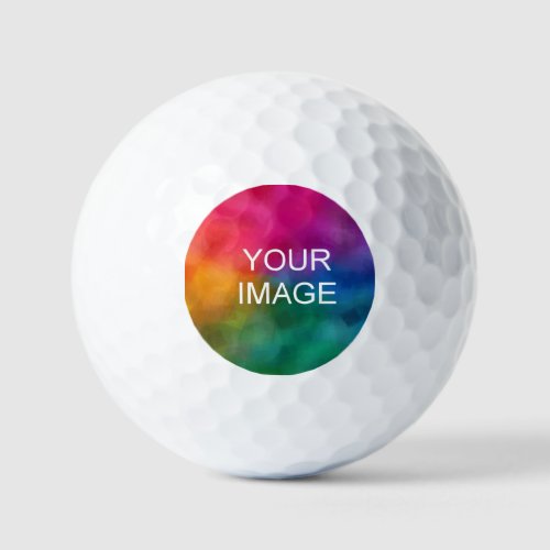 Add Your Image Photo Here Modern Template  Golf Balls
