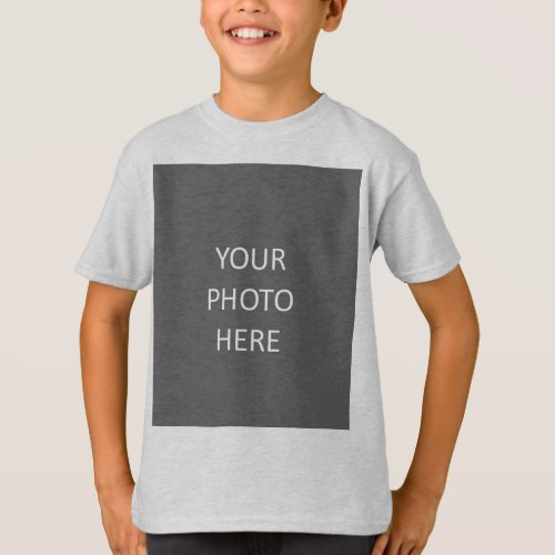 Add Your Image Photo Picture Logo Ash Color T_Shirt