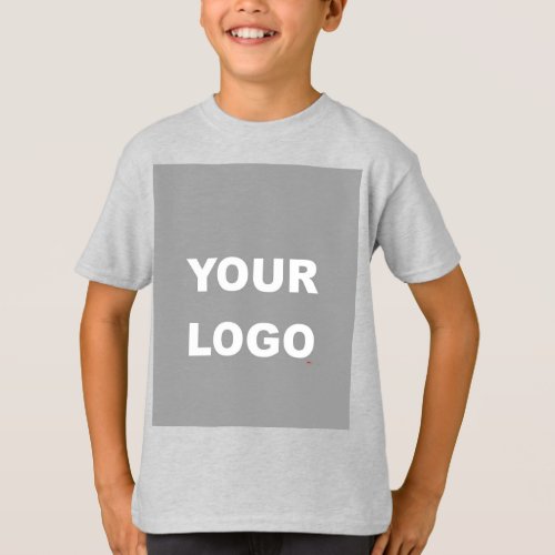 Add Your Image Photo Picture Logo Ash Grey T_Shirt