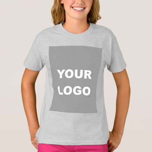 Add Your Image Photo Picture Logo Ash Grey T_Shirt