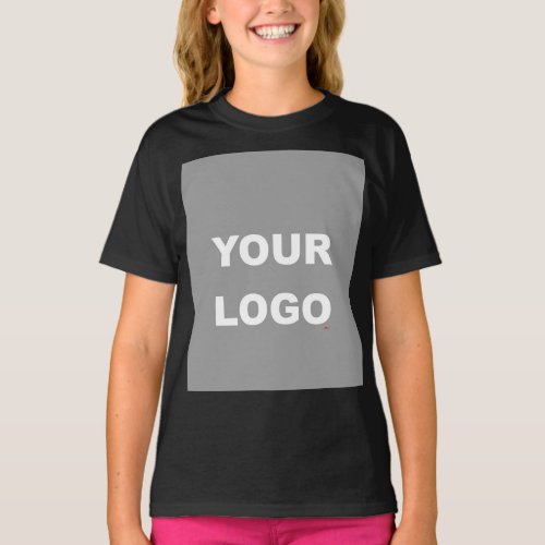 Add Your Image Photo Picture Logo Black T_Shirt