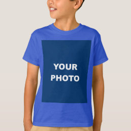 Add Your Image Photo Picture Logo Deep Royal T-Shirt