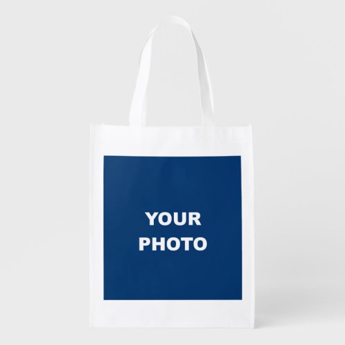 Add Your Image Photo Picture Logo Grocery Bag